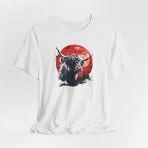 highland bull moon tshirt