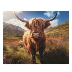 16x20 500pc Highland Cow Puzzle