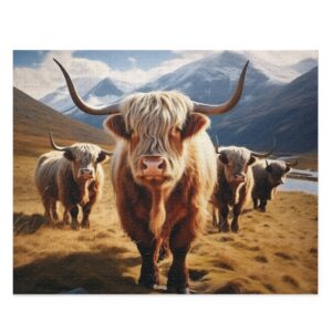 16x20 500pc Highland Cows Puzzle