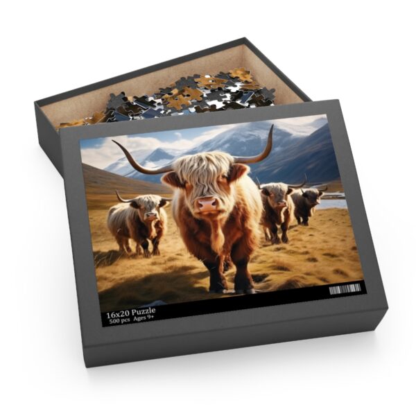 16x20 500pc Highland Cows Puzzle