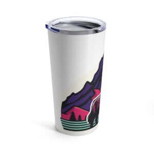 bright colorful highland cow tumbler 20oz