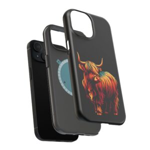 Magsafe compliant Highland cow iphone cases