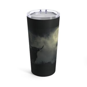 Moonlight Highland Cow Tumbler 20oz