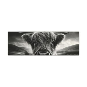 Wide Highland Gaze Canvas Art