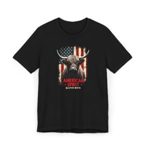 American Spirit, Scottish Roots - Highland Cow T-shirt