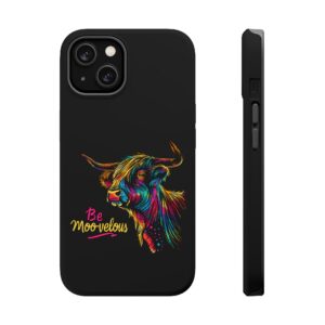 Be Moo-velous highland cow iphone case