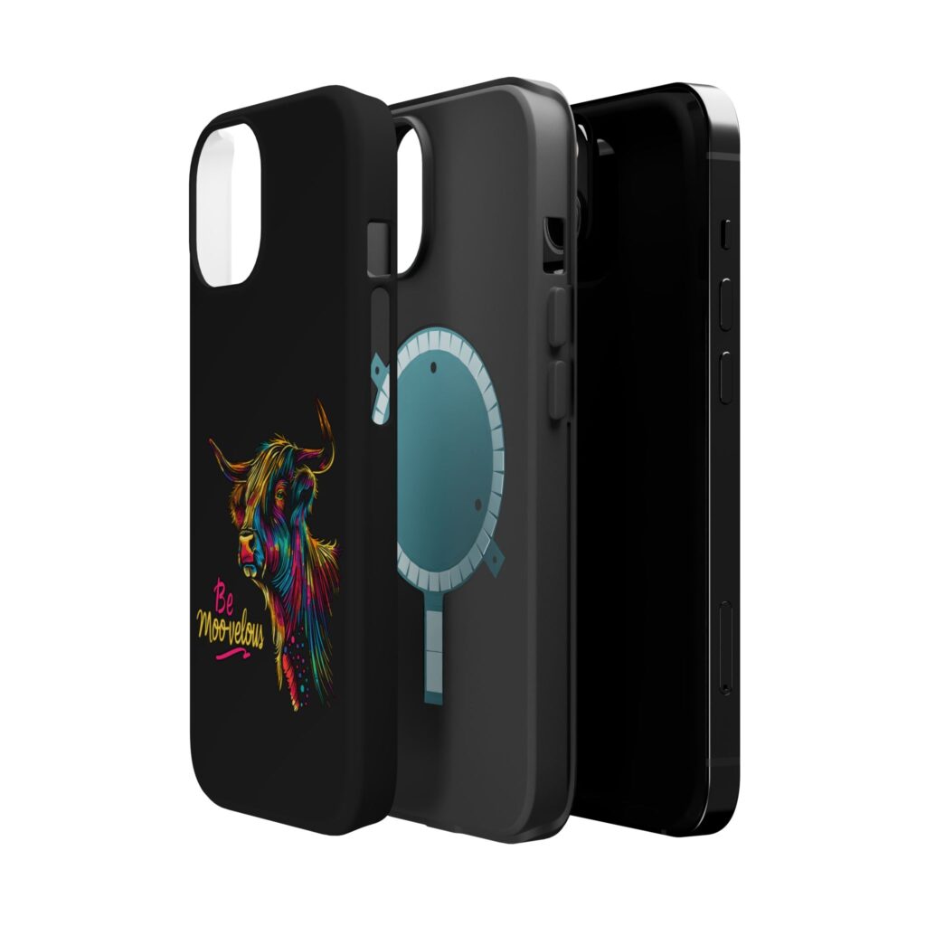 Be Moo-velous highland cow iphone case