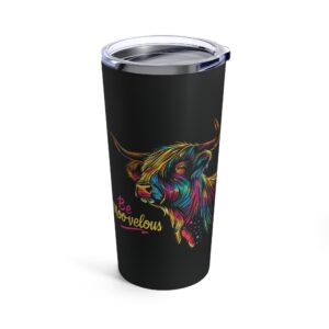 Be Moo-velous highland cow tumbler