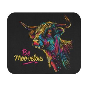 Be Moo-velous Higland Cow Mouse Pad