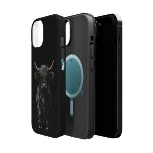 Cute highland cow iPhone case