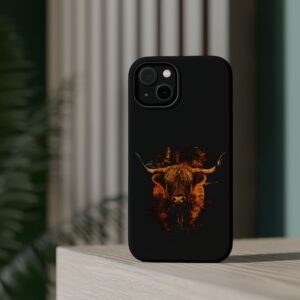 Designer highland cow iphone case