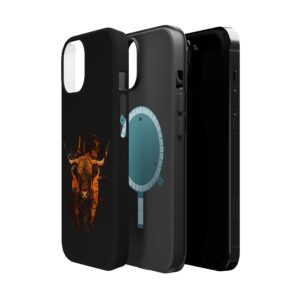 Designer highland cow iphone case