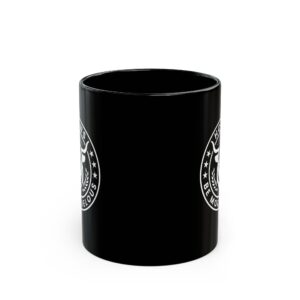 HCows Be-Moo-velous coffee mug in black 11oz