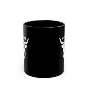 HCows black 11oz mug