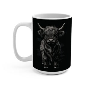 highland cow coffee mug