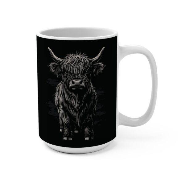 highland cow coffee mug