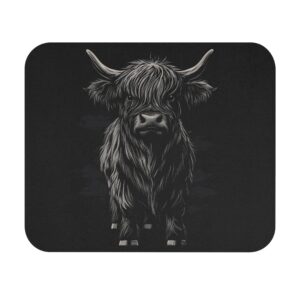 highland cow mouse pad