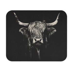 highland cow mouse pad