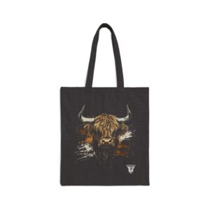 highland cow tote bag grunge