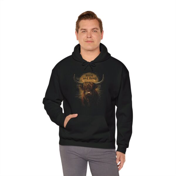 Horn's and Halos - Highland Cow Hoodie / Sweatshirt Horn's and Halos - Highland Cow Hoodie / Sweatshirt