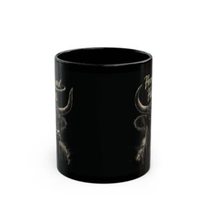 Horns and Halos Highland Cow Coffee Mug