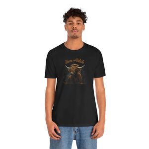 Horns and Halos Highland Cow T-shirt