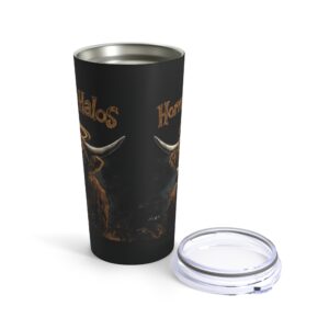 Horns and Halos Highland Cow Tumbler