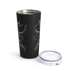 Horns and Halos Highland Cow Tumbler