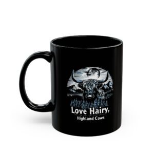 Love hairy highland cows coffee mug