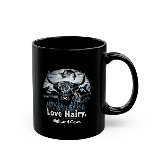 Love hairy highland cows coffee mug