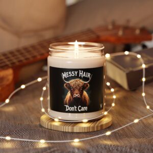 Messy Hair, Don't Care - Highland Cow Candle