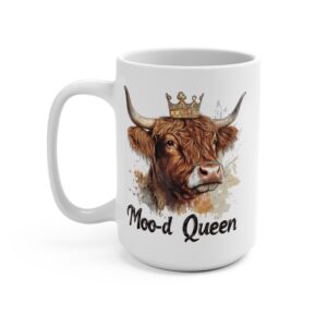 Moo-d Queen Highland Cow Mug