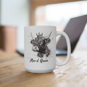 Moo-d Queen Highland Cow Mug