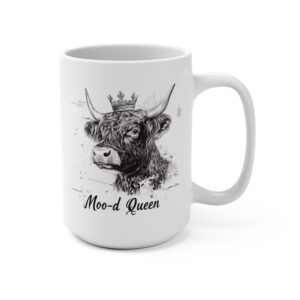 Moo-d Queen Highland Cow Mug