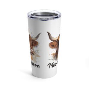 Moo-d Queen Highland Cow Tumbler