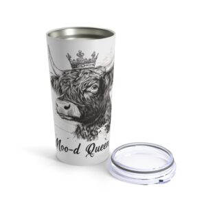 Moo-d Queen Highland Cow Tumbler