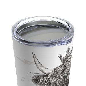 Moo-d Queen Highland Cow Tumbler