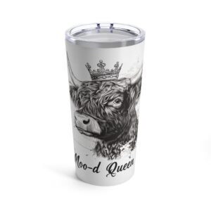 Moo-d Queen Highland Cow Tumbler