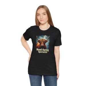 Moo-d Swing Specialist - Highland Cow T-shirt