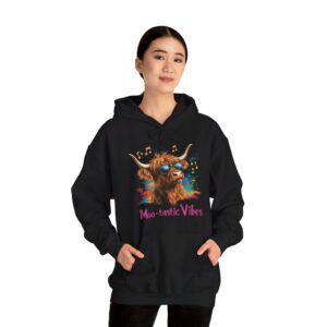 Moo-tastic Vibes Highland Cow Sweatshirt