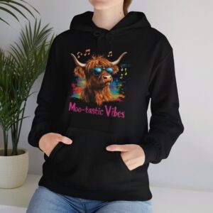 Moo-tastic Vibes Highland Cow Sweatshirt