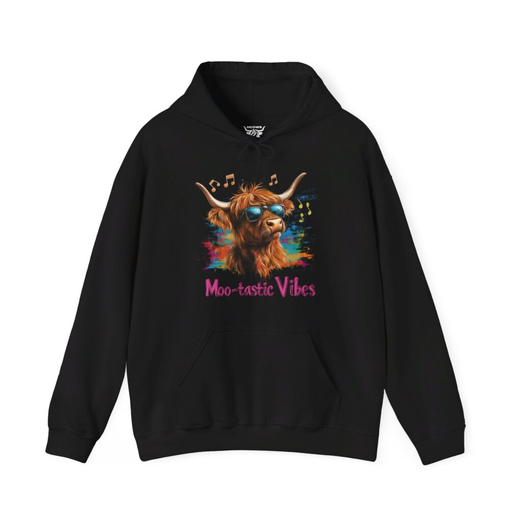 Moo-tastic Vibes Highland Cow Sweatshirt