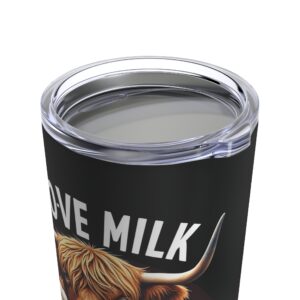 Moo-ve Milk, This is a Job For Beer - Highland Cow Tumbler