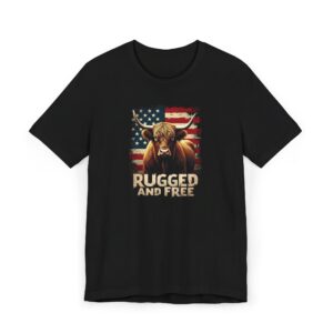 Rugged and Free - Highland Cow T-shirt