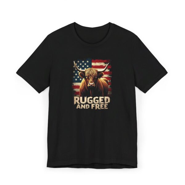 Rugged and Free - Highland Cow T-shirt