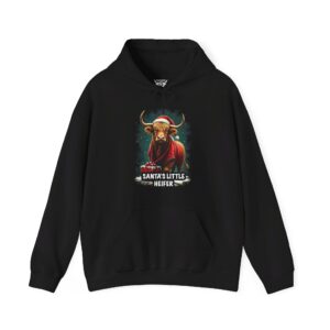 Santa's Little Heifer - Highland Cow Hoodie / Sweatshirt