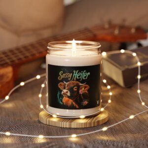 Sassy Heifer Highland Cow Candle