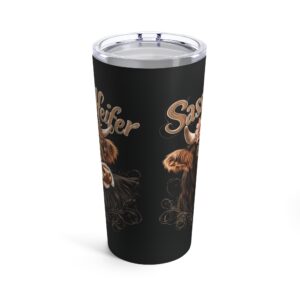 Sassy Heifer Highland Cow Tumbler