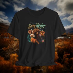 Sassy Heifer Highland t-shirt