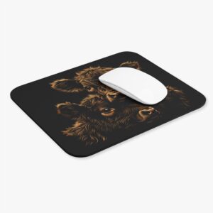 Two cute - highland cow mouse pad